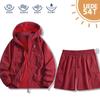 Ropa de protección solar Dopamina UPF50 para hombres y mujeres nuevo verano pareja transpirable exterior piel gabardina traje de pesca