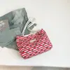 Bolsa de Lona Floral Estilo Coreano para Mulheres Nova Moda Primavera 2025 Casual Elegante Bolsa Tote Simples para o Dia a Dia Bolsa de Ombro