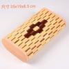 Almohada de Bambú Mahjong Hueca Almohada Refrescante de Verano Transpirable Tejida a Mano de Estilo Antiguo con Textura de Bambú Almohada de Bambú de Verano para Sauna