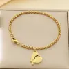 Moderna y Dulce Multi-Estilo Corazón Hueco Forma de Corazón Cadena de Perlas para Padres e Hijos de Cintura Alta Día de la Madre Acero Inoxidable Pulsera para Mamá