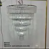 Accesorios de Boda Luces de Cristal de Múltiples Capas Candelabros de Tira de Hielo Decoraciones Colgantes Acrílicas Salón de Bodas Salón de Banquetes Decoración de Techo
