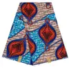 Em estoque Pano de Cera Africano Poliéster Dupla Face Estampado Geométrico tecido africano para Comércio Exterior