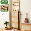 Gabinete de Zapatos Ultradelgado para Entrada, Almacenamiento Integrado y Diseño de Ganchos, Gabinete Vertical con Puertas abatibles, Zapatero de Piso para Pasillo del Hogar, ¡Wow!