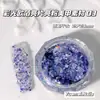 Caixa de Diamante de Folha Colorida Europeia Importada Materiais de Nail Art Glitter Camaleão Lantejoulas Decoração de Unha
