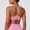 Lulu top de tirantes para yoga con sensación nude top de pilates sujetador deportivo para mujer verano espalda bonita fitness running sujetador de yoga