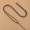 Cordón de Collar Ajustable Hecho a Mano para Hombres y Mujeres con Colgante de Ágata Jade