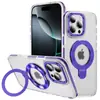 Adequado para Capa de Celular Apple Iphone16Promax Estrutura de Lente de Metal Capa Protetora com Sensação de Pele Estojo com Ponto de Apoio Magnético
