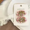 Nuevas Pinzas para el Cabello con Lazo Floral Dulce para Niños, Pasadores, Pinzas Laterales, Pinzas para el Flequillo