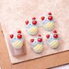 Celebridad de Internet Cono de Helado Dibujo Animado Accesorios para Uñas Paleta Linda Tridimensional Uñas Portátiles Accesorios para Uñas Pinzas para el Cabello de Crema