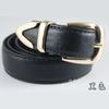 Cinturón decorativo para mujer estilo coreano Nuevo cinturón de imitación de cuero hebilla de alfiler vintage cinturón ancho Y1045
