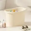 Bañera integrada tipo taburete de gran tamaño transfronteriza para niños pequeños, bañera para niños para uso doméstico, tina de remojo para bebés engrosada