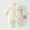 Mono Unisex para Bebé Otoño Invierno Clase A Sin Costuras Cómodo Manga Larga Para Salir de Casa 40g Acolchado