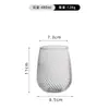 Taza de Café de Alto Borosilicato para Uso Doméstico, Elegante y Resistente a Altas Temperaturas, Taza para Americano Helado Latte, Vaso de Vidrio para Beber