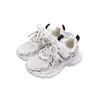 Marca Nueva Cuero Zapatos Infantiles Venta al por Mayor Talla 32-37 Suela Ligera Zapatos Deportivos para Niños Grandes Casual Estudiante Zapatos de Papá 5304