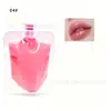 Comercio Exterior Transfronterizo Aceite para Labios Hecho a Mano DIY Brillo de Labios Producto Semi-Terminado Hidratante Perlado Shimmer Brillo de Labios Multicolor con Sabor a Fruta