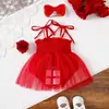 Macacão de Bebê com Estampa Fofa de Bolinhas Coloridas, Body Estilo Alcinha, Roupa de Verão em Malha para Engatinhar para Bebês Meninas