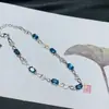 Pulseira Tesouro Cor Natural Prata 925 Incrustada Fornecimento ao Vivo da Fábrica Joias Tesouro Cor Pedra Principal 4*6mm