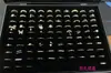 Caja Negra a Prueba de Polvo con 18 Compartimentos para Joyas, Collares, Anillos, Pendientes, Pulseras y Artículos de Colección, con Tapa