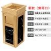Bote de basura vertical para vestíbulo de hotel Pasillo de hotel acero inoxidable engrosado Cubo para cáscaras Boca elevadora Cubo cenicero