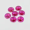 Acrílico 12mm Diamante Acrílico Redondo Dupla Fileira GIPTINGS Fundo Plano Diamante Acessórios DIY Acessórios de Cabelo