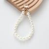 Llavero de Perlas DIY Cadena para Funda de Teléfono Móvil Cubierta Protectora para AirPods Colgante para Estuche de Auriculares Muñeca Colgante Joyería