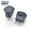 Interruptor de barco para calefacción y ventilación de asiento de coche grado alto y bajo con luz LED bombilla bicolor 12V20A