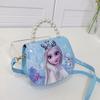 2024 Nueva Bolsa de Hombro de Hielo y Nieve para Niños Moda Princesita Versátil para Salir Moderna Bolsa Cruzada de Mano Aisha Lote