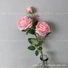 Simulação peônia 3 cabeça estrangeira peônia decoração de casa vaso flor falsa flor peônia casamento estrada fotografia buquê