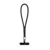 Cordão de Pulso Colorido Trançado para Celular com Clipe em T Anti-Perda Alça de Mão Fivela Rotativa Chaveiro Simples para Exterior