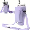 Tapa para Vaso de Hielo de 40 oz Material de Buceo Stanley Bolsa Tote para Botella de Agua Asa Stanley Tapa para Vaso de Letra Aislada Montada en Coche