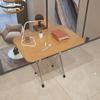 Mesa Pequeña Mesa Simple Plegable Portátil Rectangular Pared Dormitorio Habitación de Alquiler Comedor Mesa Cuadrada Pequeña Puesto al Aire Libre