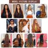 Peluca de 22 pulgadas La rizada francesa trenza rizada grande cabello de trenza africana
