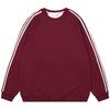 Chamarra Dulce y Fresca Estilo Universitario para Hombres y Mujeres, Otoño e Invierno 2026 Nueva Sudadera Deportiva de Manga Larga con Tres Rayas y Forro Polar