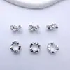 Contas Espaçadoras de Zircônia Inlaid Color-Preserving Galvanizadas Material para Acessórios de Joias Pulseira Colar Brincos DIY Feito à Mão Venda por Atacado