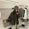 Shisanxing SUM**** Outono/Inverno 2026 Jaqueta Casual de Couro PU de Alta Qualidade Estilo Cool de Hong Kong para Mulheres