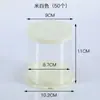 Caja Redonda para Pastel Transparente de Celebridad de Internet de 2 Pulgadas Caja Pequeña para Postre Mu Si Repostería Dulce Francesa Caja para Pastel