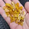 Jade Jade Amarelo Folha Fei Jade Contas Soltas Galho Dourado Folha de Jade Pulseira Colar Brincos Grampo Acessórios de Joias Contas
