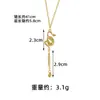 Nuevo Collar Vietnamita de Oro Arena Estilo Chino Cadena para Clavícula con Borla de Serpiente de Lujo Ligero Joyería Transfronteriza Simple y Duradera para Mujer