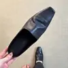 Mules Cuadrados Retro con Aumento de Altura, Nuevas Sandalias Cerradas para Mujer Primavera/Verano 2026 para Exteriores Slip-On