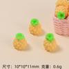 Mini Estéreo Fruta de Verão Criativo Feito à Mão DIY Cola Creme Resina Pequenos Acessórios Furo Fivela de Sapato Material de Joalheria