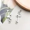 Venta al por mayor de fábrica 10 símbolos musicales colgante de joyería de aleación pulsera collar nota accesorios DIY colgante de bolsa
