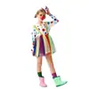 Disfraces de Payaso para Niños de Halloween 2026, Disfraces Divertidos para Actuaciones, Disfraces de Baile para Espectáculos de Escenario, Faldas Tutú Arcoíris, Ropa para Niños