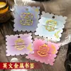Marcadores de Metal Personalizados con Corte, Clips para Libros de Estudiante de Gama Alta, Marcadores Magnéticos de Estilo Chino, Hechos a Medida con Logo Impreso en la Imagen
