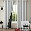 Cortinas Pretas Blackout Total de Cânhamo Arco-Íris de Cânhamo Imitação Mais Vendidas da Amazon para Sala de Estar Proteção Solar Cortinas Prontas Fabricante Original