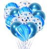 Amazon 12 polegadas metal lantejoula balão terno metal cromado ágata látex balão confete decoração festa de casamento