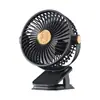 Ventilador Pequeno de Mão Ventilador de Resfriamento Violento para Mesa Dobrável Turbina Mini Portátil com Clipe Ventilador Recarregável por USB