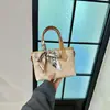 Bolsa de Mão com Monograma Monica Cicci Toque de Luxo Bolsa de Ombro Único Transversal 2026 Novo Estilo Moda Trabalho Bolsa Cesta de Legumes