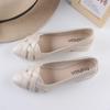 Sandalias Heli Shark de Punta Fina Moda Ropa de Exterior para Mujer Nuevos Zapatos Planos de Verano para Mujer Color Sólido Hueco Sandalias Casuales para Mujer