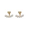 @Oferta Especial Estilo Chá Coração Coreano Pérola Suave Elegante Novo Trendy Versátil Brincos Brincos para Mulheres