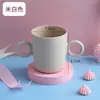 Taza de Agua para Niños de Paja de Trigo Taza de Leche para Bebé Niño Taza para Beber Dibujos Animados Anticaída Guardería Taza de Agua con Doble Asa